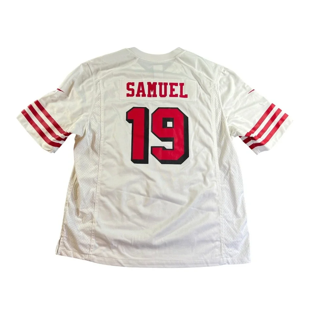 Nike San Francisco 49ers Deebo Samuel Jersey‎ Mens XXL White 75th Anniversary 19